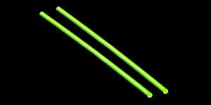 Fiber Optic Rod, Green, 4 Pieces, .040 Diameter - Image 2